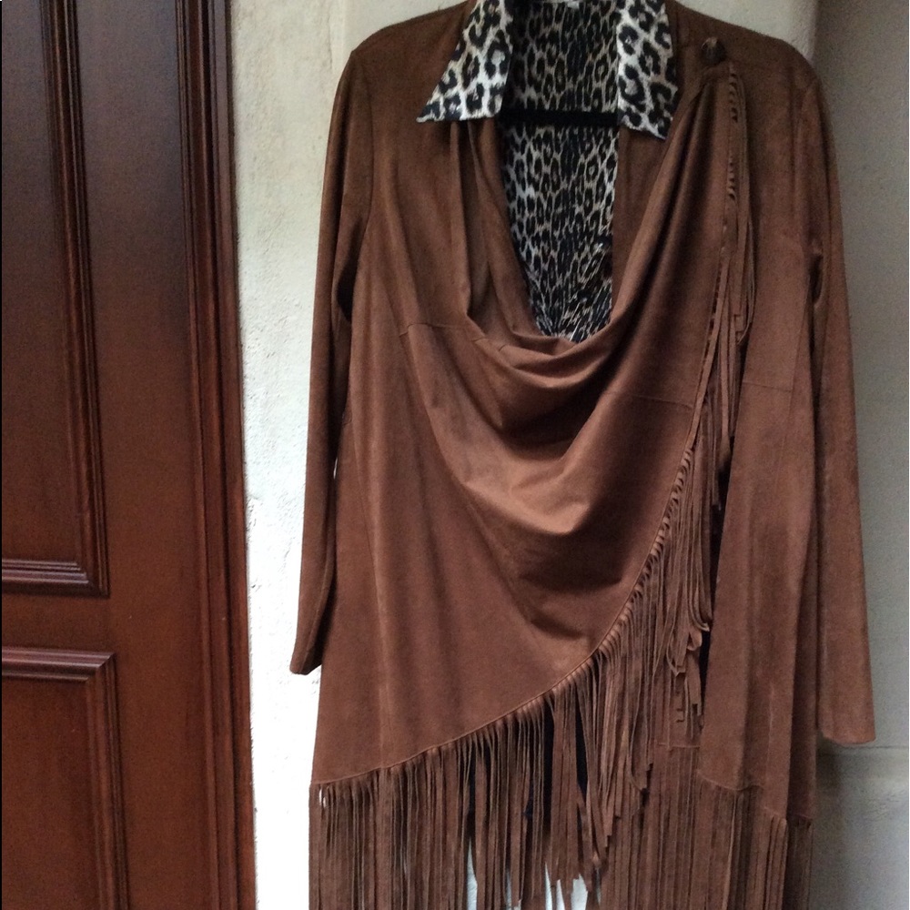 Joseph Ribkoff  faux suede like western jacket